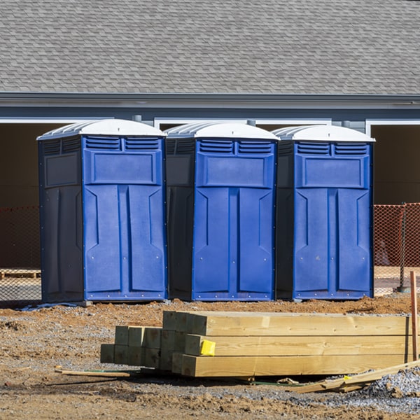 is there a specific order in which to place multiple porta potties in Bellwood